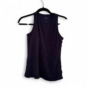 Klassy Network Navy Blue Racerback Tank Top Size L | Athletic Workout Athleisure